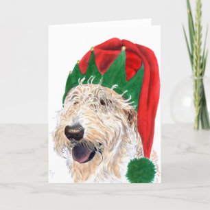 Sankt-Helfer Labradoodle Gruß-Karten Feiertagskarte