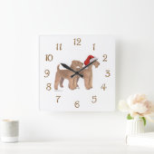 Sankt Helfer Quadratische Wanduhr (Zuhause)
