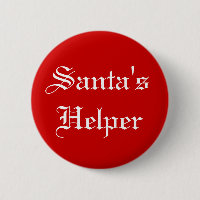 Sankt Helfer-Weihnachtsfeiertags-Knopf