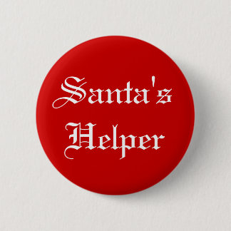 Sankt Helfer-Weihnachtsfeiertags-Knopf Button