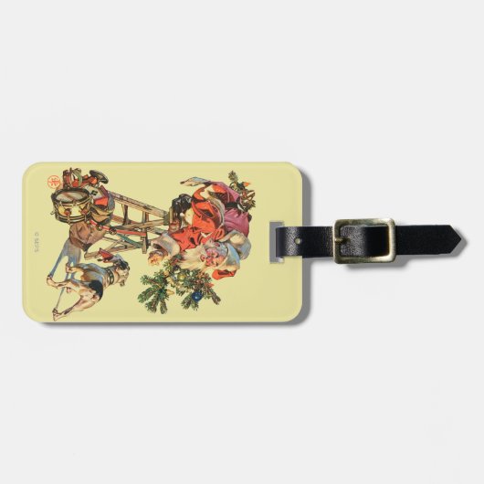 Sankt herauf eine Leiter Gepäckanhänger (Vorderseite horizontal)