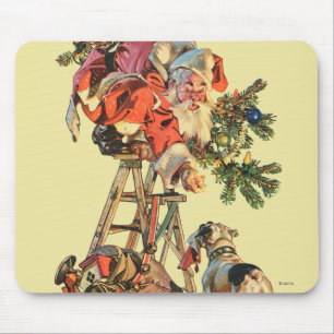 Sankt herauf eine Leiter Mousepad