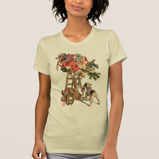 Sankt herauf eine Leiter T-Shirt (Vorderseite)