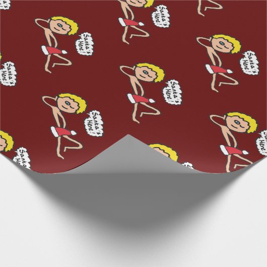 Sankt hier geschenkpapier (Ecke)