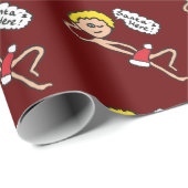 Sankt hier geschenkpapier (Rolleneckpunkt)