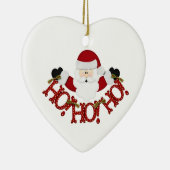 Sankt Ho Ho Ho Keramik Ornament (Rechts)
