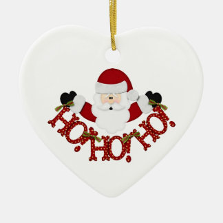 Sankt Ho Ho Ho Keramik Ornament