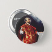 Sankt Ignatius von Loyola Button (Vorne & Hinten)