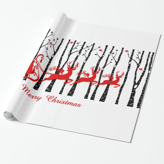 Sankt im Birkenbaumwald Geschenkpapier (Ungerollt)