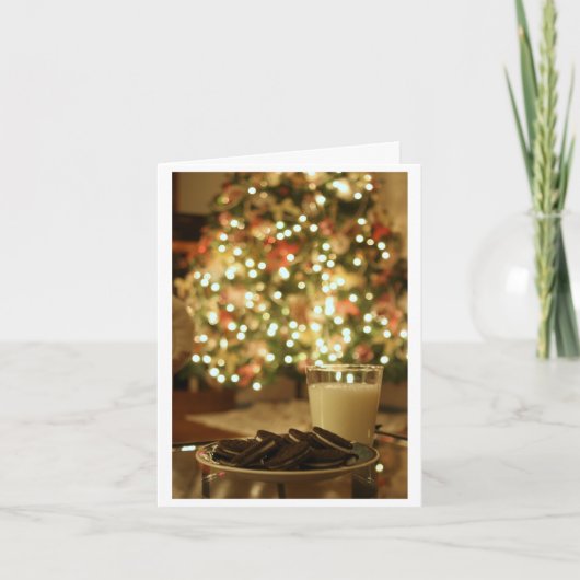 Sankt Imbiss-Weihnachtskarte Feiertagskarte (Vorderseite)