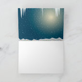 Sankt in den Fenster-frohen Weihnachten (Innenseite)