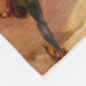 Sankt in der Ren-Scheune Fleecedecke (Ecke)