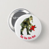 Sankt in der Tarnung Button (Vorne & Hinten)