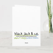 Sankt-Jack Feiertagskarte (Rückseite)