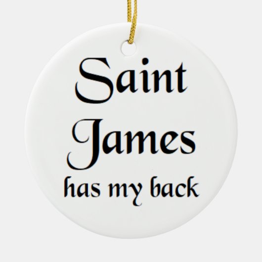 Sankt Jakob Keramik Ornament (Vorne)