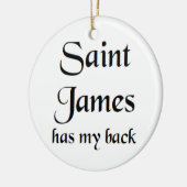 Sankt Jakob Keramik Ornament (Links)