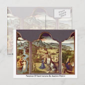 Sankt Jerome durch Joachim Patinir Postkarte (Vorne/Hinten)