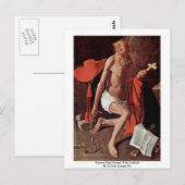 Sankt Jerome mit Kardinal Postkarte (Vorne/Hinten)