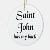 Sankt Johann Keramik Ornament (Links)