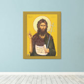 Sankt Johannes, Gebetssymbol Leinwanddruck (Insitu (Holzboden))