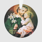 Sankt Josef, Beschützer Jesu Ornament (Vorderseite)