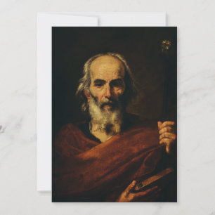 Sankt Josef von Jusepe de Ribera Dankeskarte