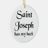 Sankt Joseph Keramik Ornament (Rechts)