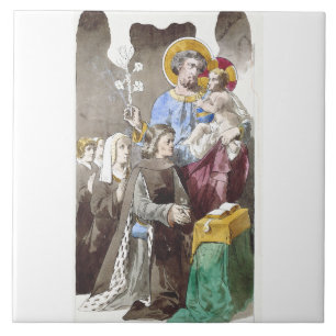 Sankt Joseph Patron der Universalkirche Fliese