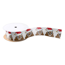 Sankt kacken Weihnachtsgeschenk-Verpackung Emoji Satinband