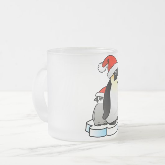 Sankt-Kaiser-Pinguin Mattglastasse (Vorderseite Links)