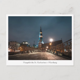 Sankt Katharinen Kirche Hamburg Postkarte