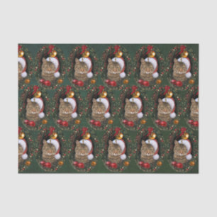 Sankt-Katze Seidenpapier
