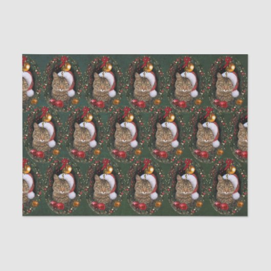 Sankt-Katze Seidenpapier (Vorderseite)