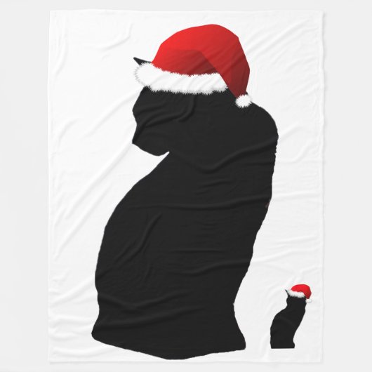 Sankt-Katzen-Fleece-Decke Fleecedecke (Vorderseite)