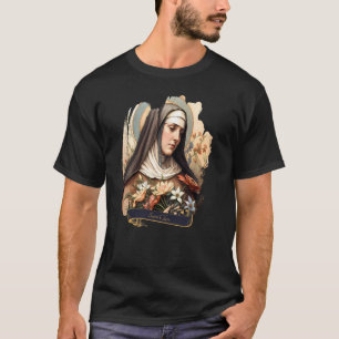 Sankt Klara von Assisi Katholisches Christliches T-Shirt