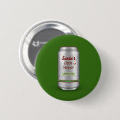 Sankt kleine Helfer-Bier-Dose Button (Vorne & Hinten)
