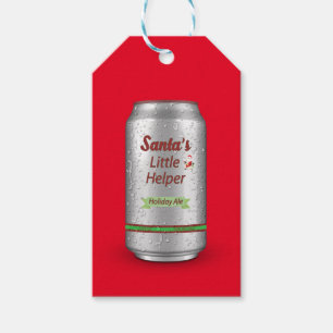Sankt kleine Helfer-Bier-Dose Geschenkanhänger