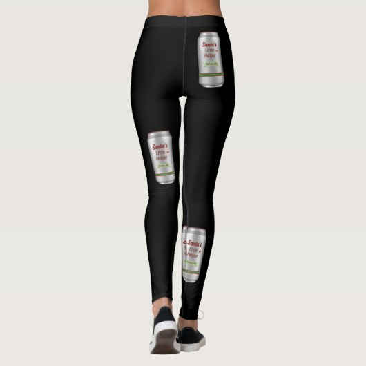 Sankt kleine Helfer-Bier-Dose Leggings (Rückseite)