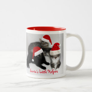 Sankt kleine Kätzchen-Helfer-Tasse Zweifarbige Tasse