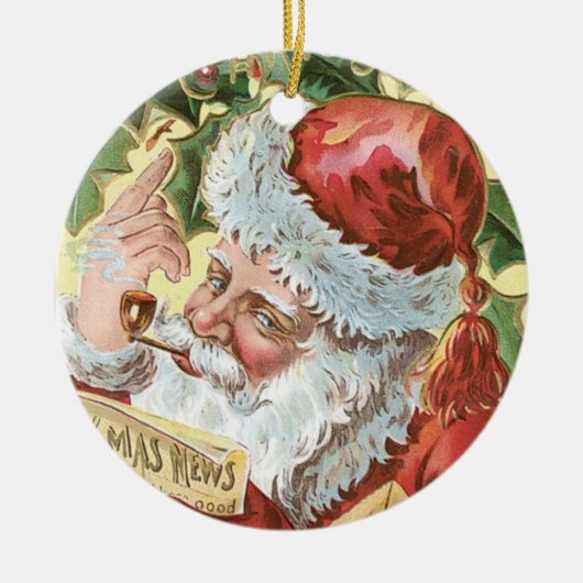 Sankt kleiner Helfer Keramikornament (Vorne)