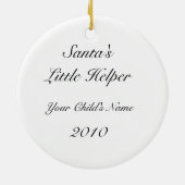 Sankt kleiner Helfer Keramikornament (Hinten)