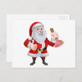 Sankt-Klempner Feiertagspostkarte (Vorne/Hinten)