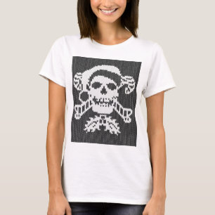 Sankt-Knochen-Schädel in der hässlichen T-Shirt