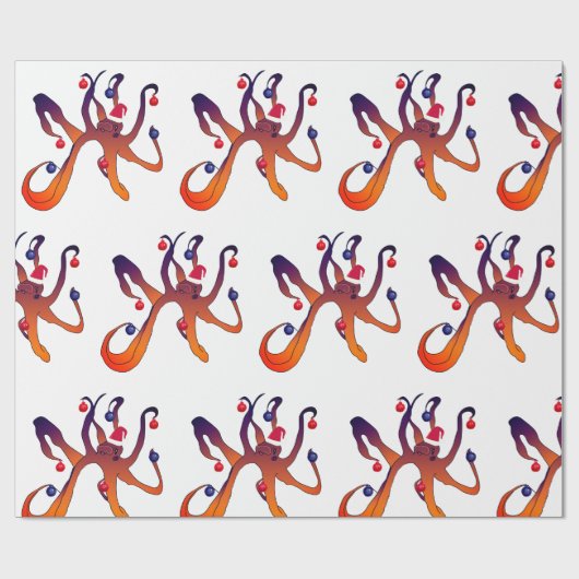 Sankt-Krake Geschenkpapier (Flach)