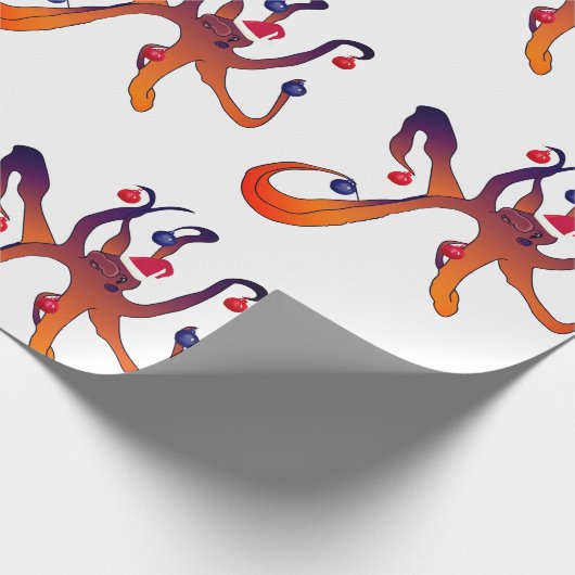 Sankt-Krake Geschenkpapier (Ecke)