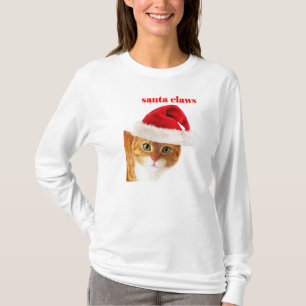 Sankt kratzt Katze T-Shirt