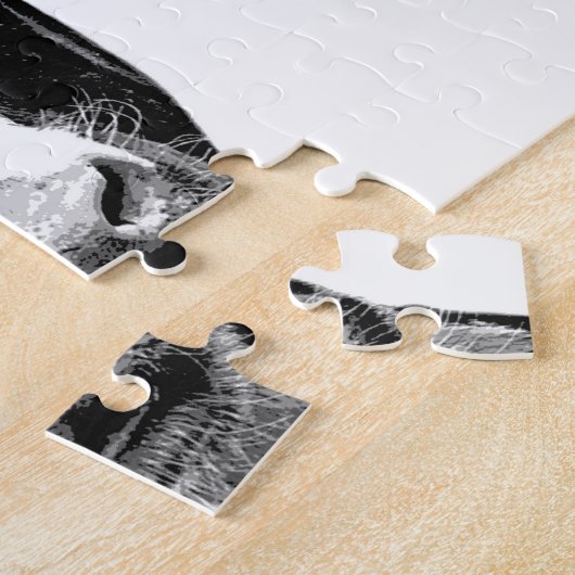 Sankt-Kuh - Holstein-Molkereiweihnachtskuh Puzzle (Seite)