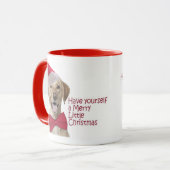 Sankt-Labrador-WeihnachtsTasse Tasse (Vorderseite Links)