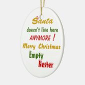 Sankt lebt nicht hier mehr! keramik ornament (Links)