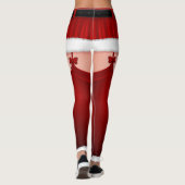 Sankt-Leggings-lustige Weihnachtskostüm-Leggings Leggings (Rückseite)